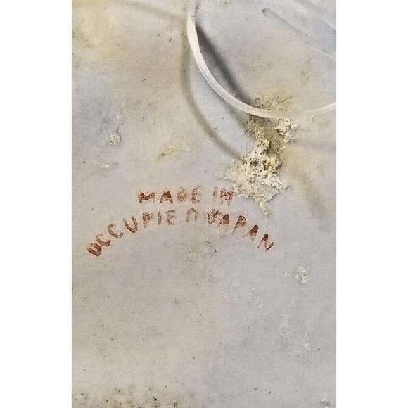 Vintage Pair 3 D Bisque Porcelain Victorian Couple Occupied Japan Wall Plaques - Picture 5 of 16